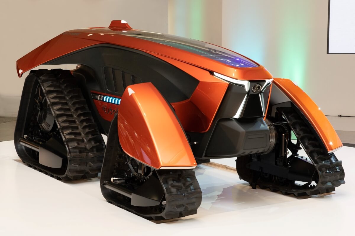Il concept X Tractor di Kubota rappresenta l'idea di agricoltura del futuro del Brand giapponese